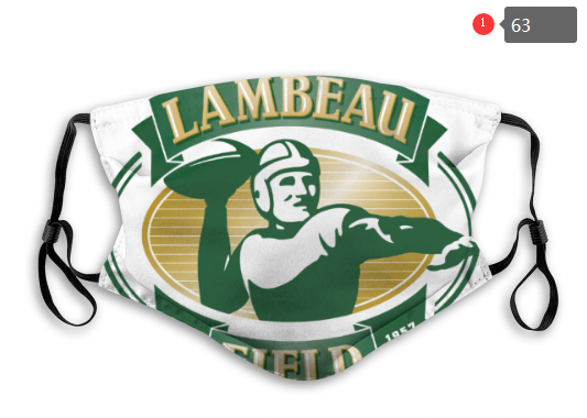 NFL Green Bay Packers #10 Dust mask with filter->nfl dust mask->Sports Accessory